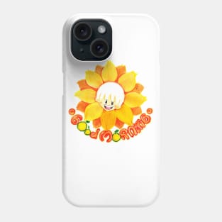 good morning sun flowers boys Phone Case