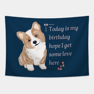 Today Is My Birthday Hope I Get Some Love Here Tapestry