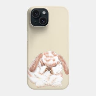 Shy Holland Lop Bunny Phone Case