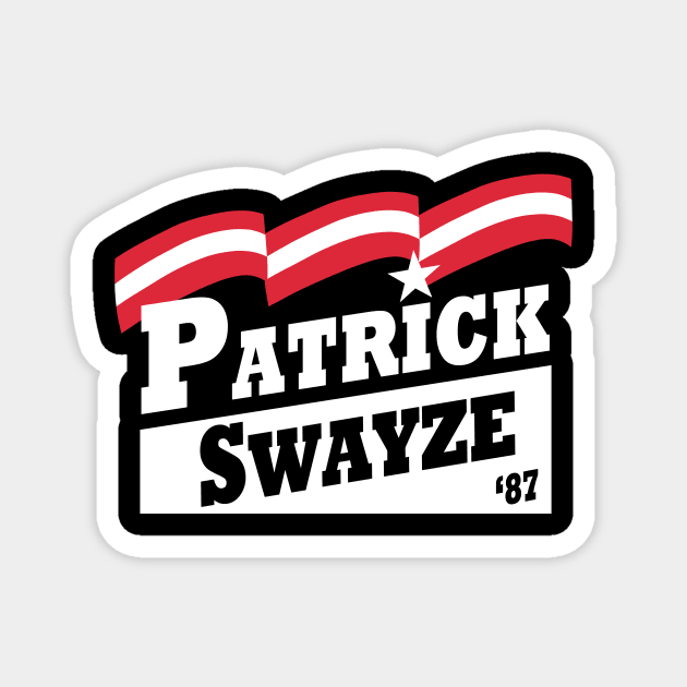 Patrick Swayze in '87! Magnet by CYCGRAPHX