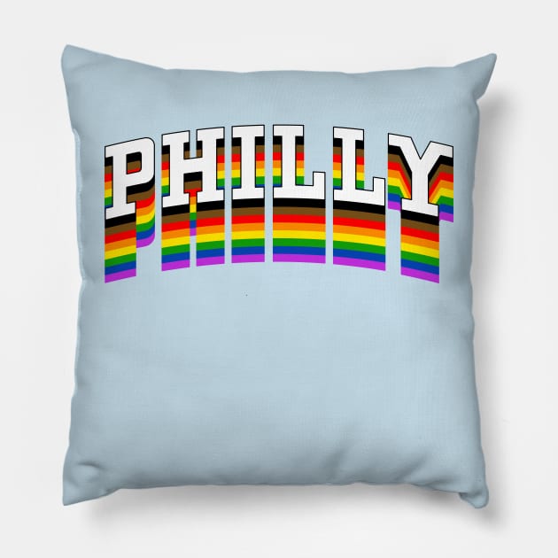 Philly Pride 2019 Pillow by OptionaliTEES