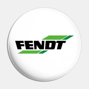 Fendt Tractors Logo green black Pin