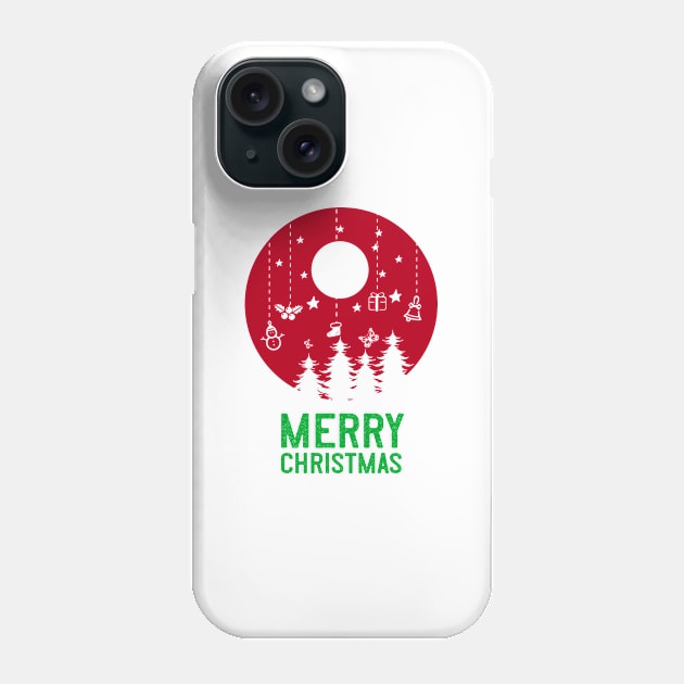 Merry Christmas Phone Case by JoeColors