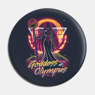 Retro Olympus Goddess Pin