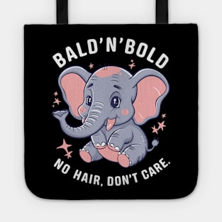 Bald hair Tote