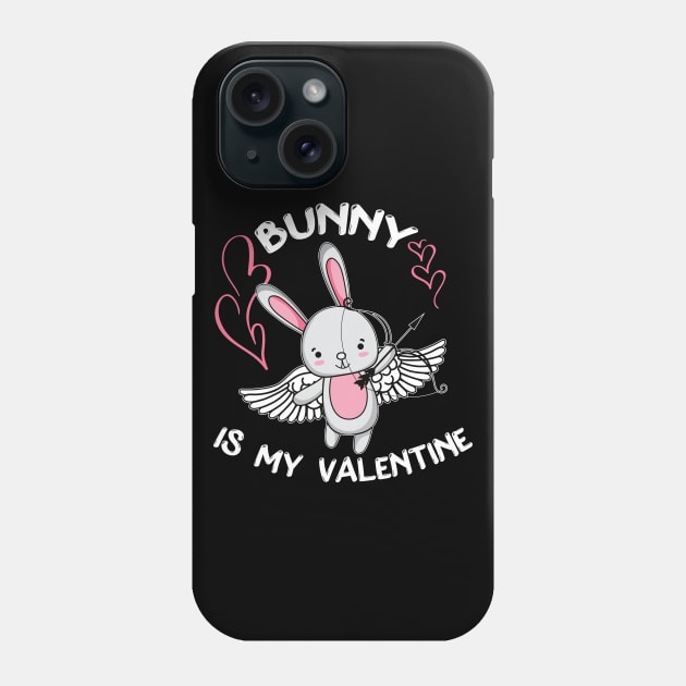 Bunny is My Valentine Phone Case by LemoBoy