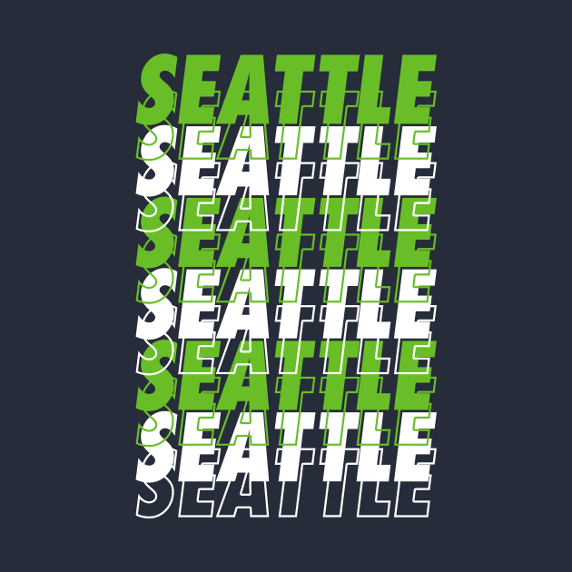 Seattle - Echo Graphic by downformytown