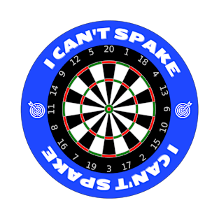 i can't spake wayne mardle iconic commentary in world darts final T-Shirt