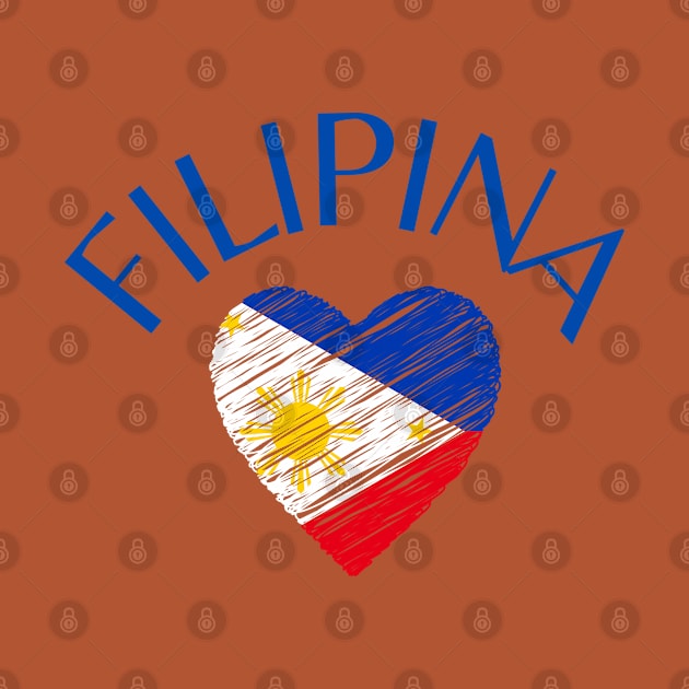 filipina lover philippine flag by CatheBelan