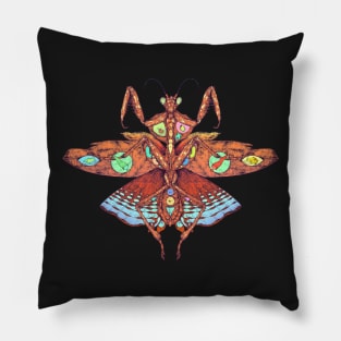 Red Mantis Pillow