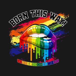 GenderBenderWear (Black) - "Born This Way" T-Shirt