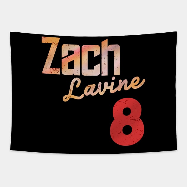 ZACH LAVINE 8 Tapestry by Tee Trends