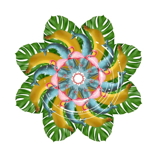 tropic absurd mandala by burenkaUA