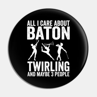 Baton Twirling and 3 people Pin