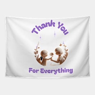 Thank You For Everything Special Mom Mother's Day Tapestry