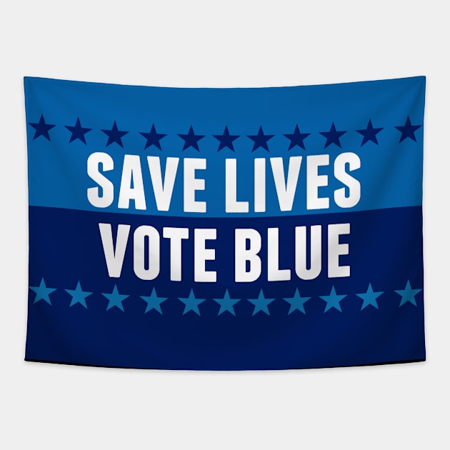 Save Lives Vote Biden Tapestry by epiclovedesigns