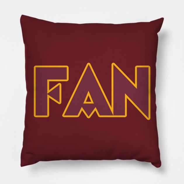 DC LYFE Washington Football SUPER FAN!!! Pillow by OffesniveLine