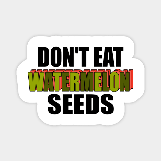Watermelon seeds gift for pregnant women Magnet by Monstershirts