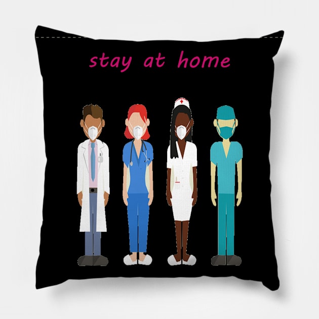 Stay in your home Pillow by California store