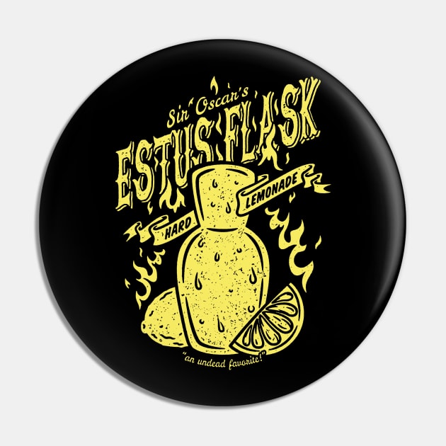 Estus Flask Hard Lemonade Pin by BWartwork