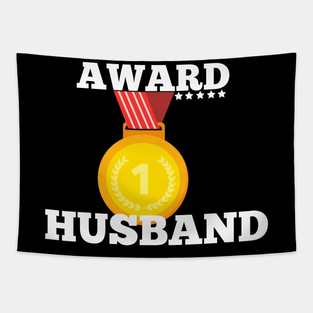 Award Trophy Best Husband i love my husband gift Tapestry by Flipodesigner