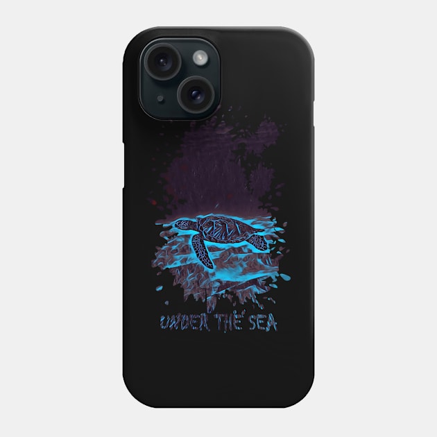 Under the sea - Turtle - 6 Phone Case by jc007