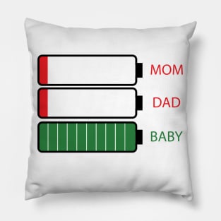 Mam, Dad, Baby . Pillow