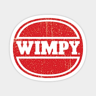 Defunct Wimpy Burger Rustic Magnet