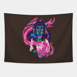 Sorceress of the heart Tapestry