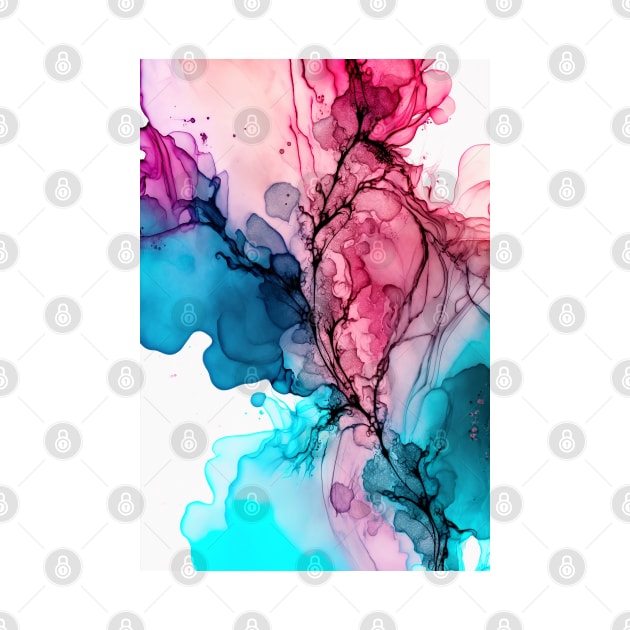 Radiant Spectrum - Abstract Alcohol Ink Art by inkvestor