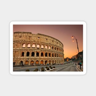 The Colosseum twilight Magnet