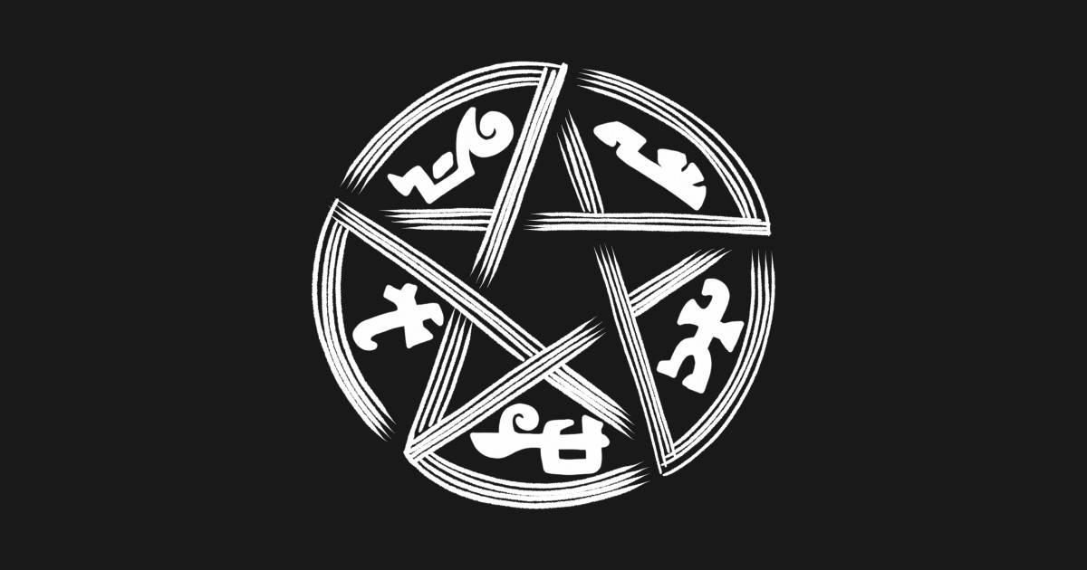 Devil's trap. Сатанинский амулет пентаграмма. Пентаграмма ловушка дьявола. Devil's trap. Devil trap vsmpzd.