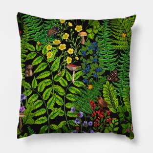 Forest fauna and flora Pillow