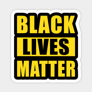 Black Lives Matter Stop Racism Magnet