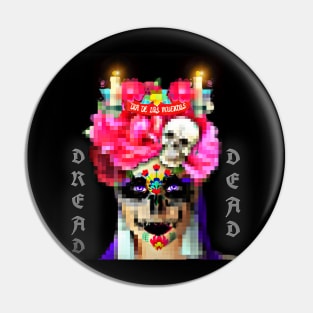 Day of the Dead Dread Pin