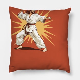 Karate Jesus Pillow