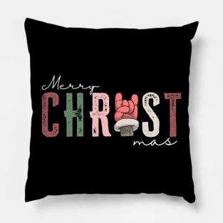 Rock on christmas Pillow