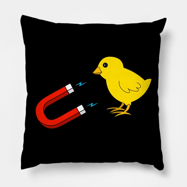 The Chick Magnet Pillow by alexwestshop