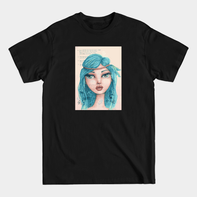 Feathers in her Hair - Big Eyes - T-Shirt Feathers in her Hair - Big Eyes - T-Shirt