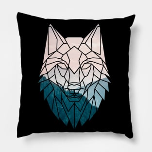 Geometrical Wolf Pillow