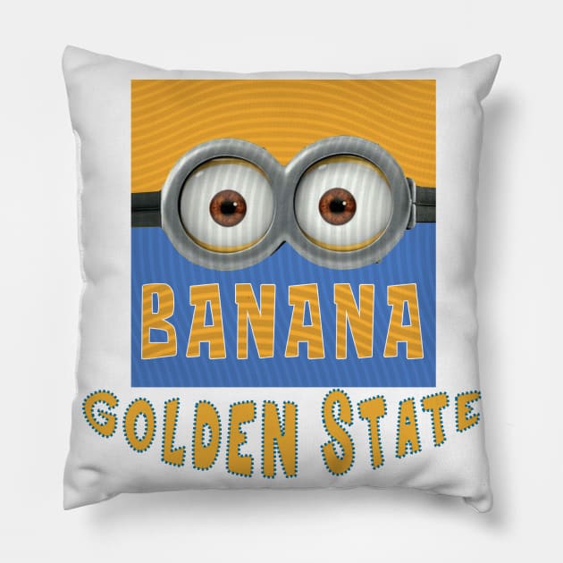 DESPICABLE MINION AMERICA GOLDEN STATE Pillow by LuckYA