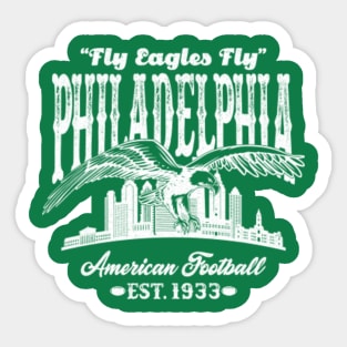 JJDezigns Fly Eagles Fly T-Shirt Sticker