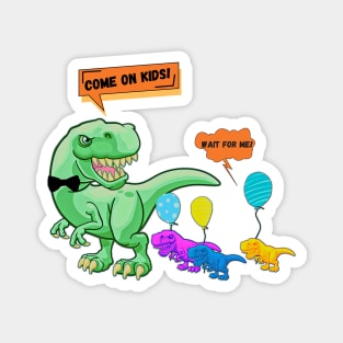 Funny T-Rex Magnet