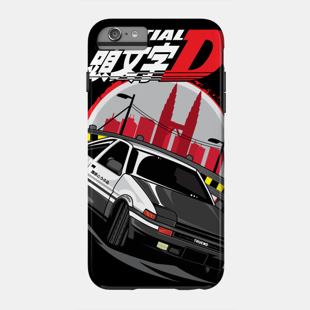 Initial D Ae86 Phone Case Teepublic Uk