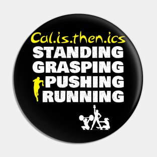 standing runing pushing calisthenics Pin