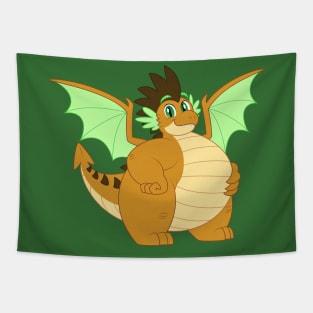 Alex the Chubby Dragon Tapestry