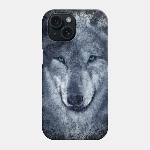 A Wolf's Spirit - Retro Phone Case by Nightfrost