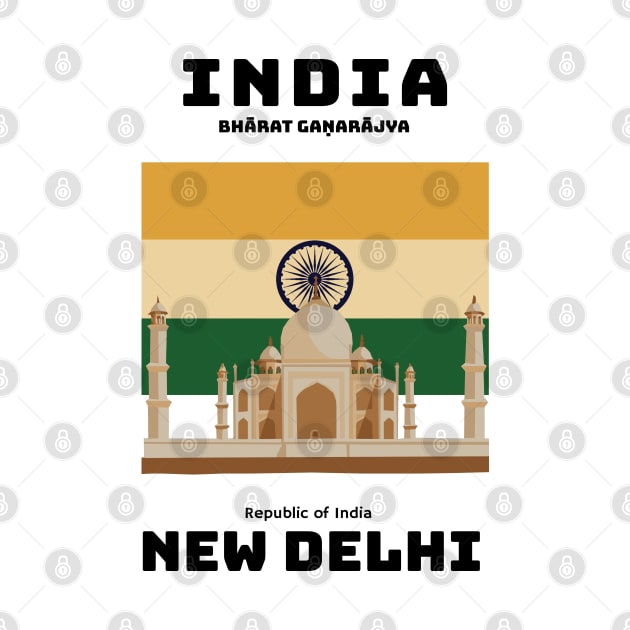 make a journey to New Delhi India by KewaleeTee