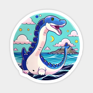 Mellowfin the Kawaii Plesiosaurus Magnet