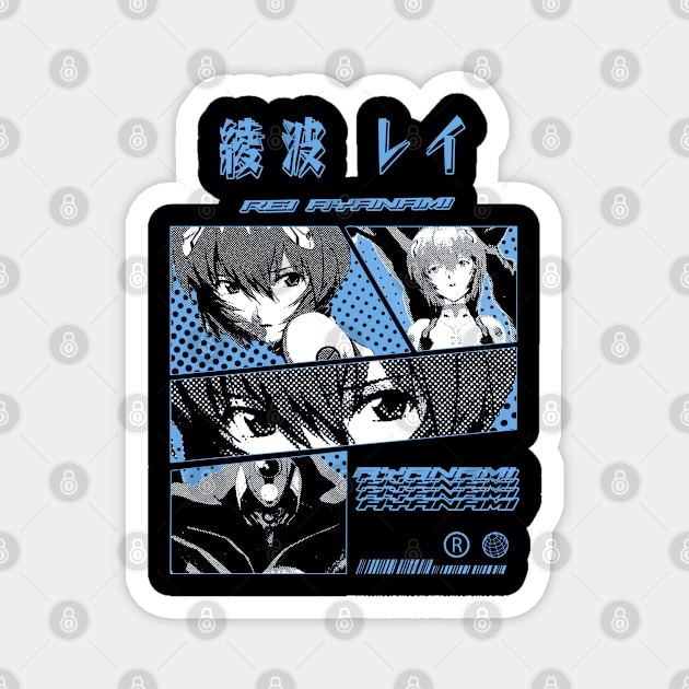 rei ayanami Magnet by Retrostyle